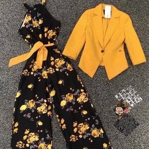 Summer Jumpsuit with Blazer